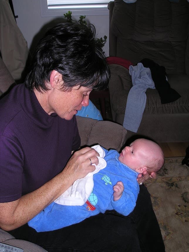 Colin as a newborn
