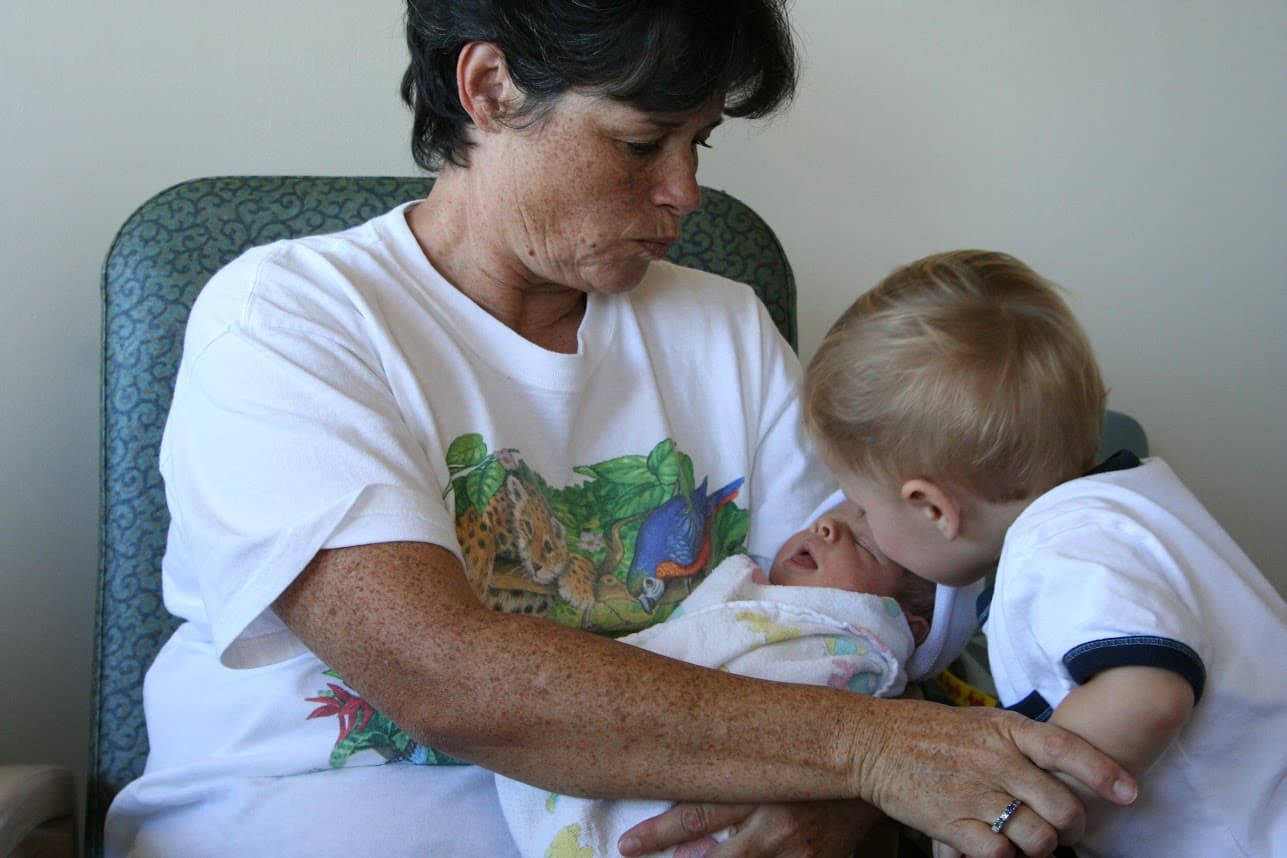 Patrick as a newborn