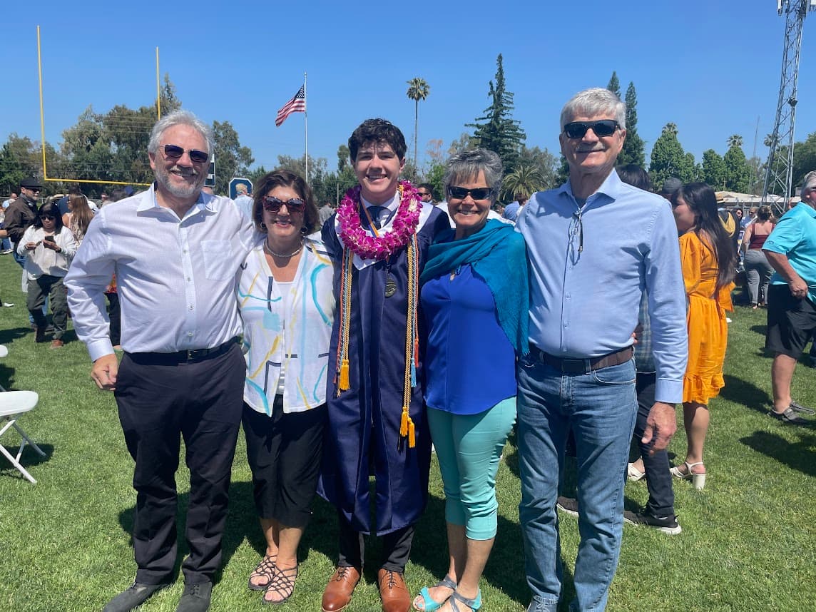 Patrick at graduation